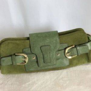Banana Republic Suede Clutch Purse